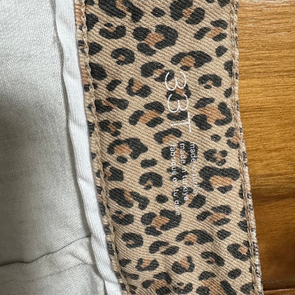 Pilcro The Wanderer Animal Print Jeans 33 Tall - Picture 9 of 14